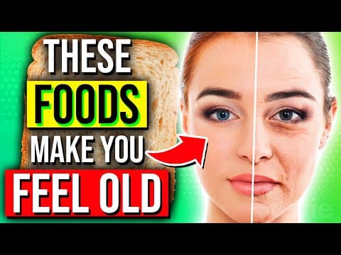 6 Common Foods That Make You Feel OLD & Promote Aging Skin!