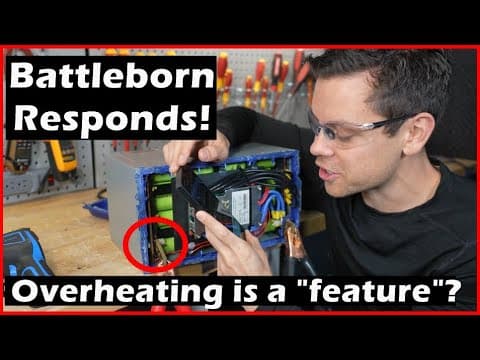 Battleborn Batteries Responds! Their Overheating Device is a "Feature" not a "Problem"??