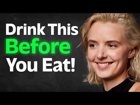 Drink This Before Eating To Stop Glucose Spikes! - Beat Diabetes & Weight Gain | Jessie Inchauspé