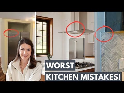 Kitchen design mistakes to avoid and what I recommend instead